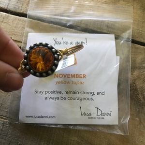 Luca and Danni Gold November Bracelet